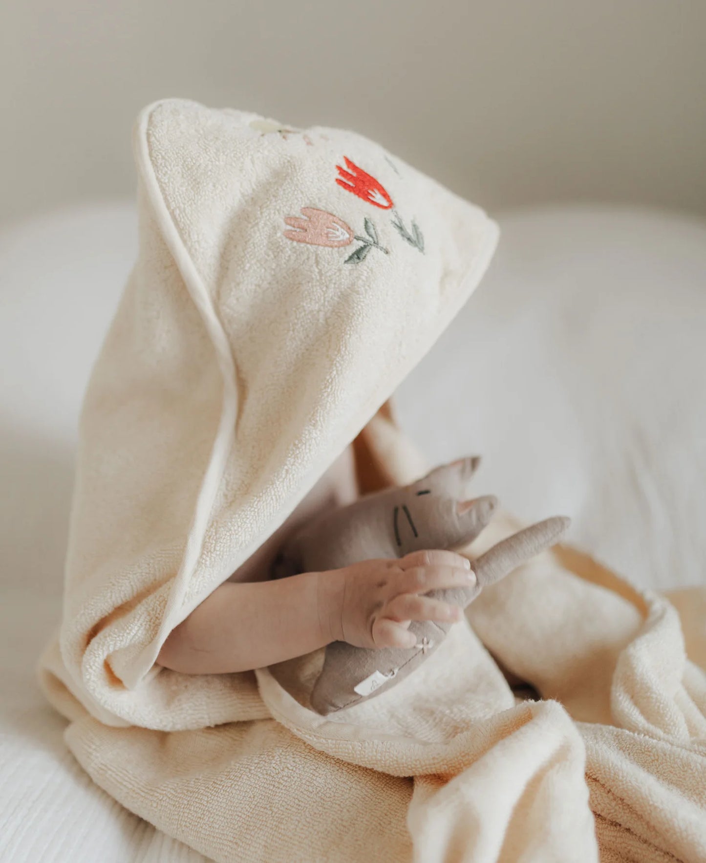 Dear April Petal Baby Towel