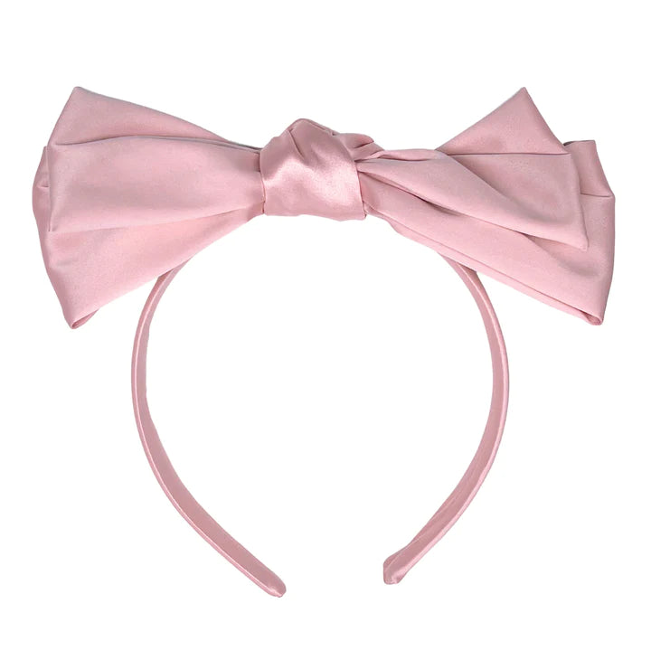 Satin rosa Haarreifen