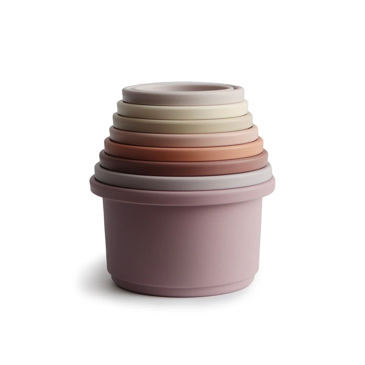 Mushie Stacking Cups Toy -verschiedene Farben
