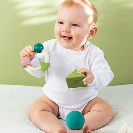 Teething Ring Soft Colors Baby Teether