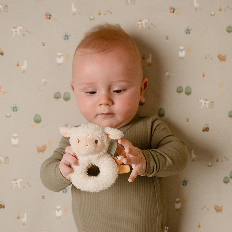 Stoff-Rassel Schaf Little Farm