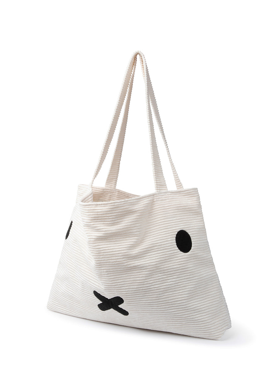 Miffy Shopping Bag Corduroy Cream