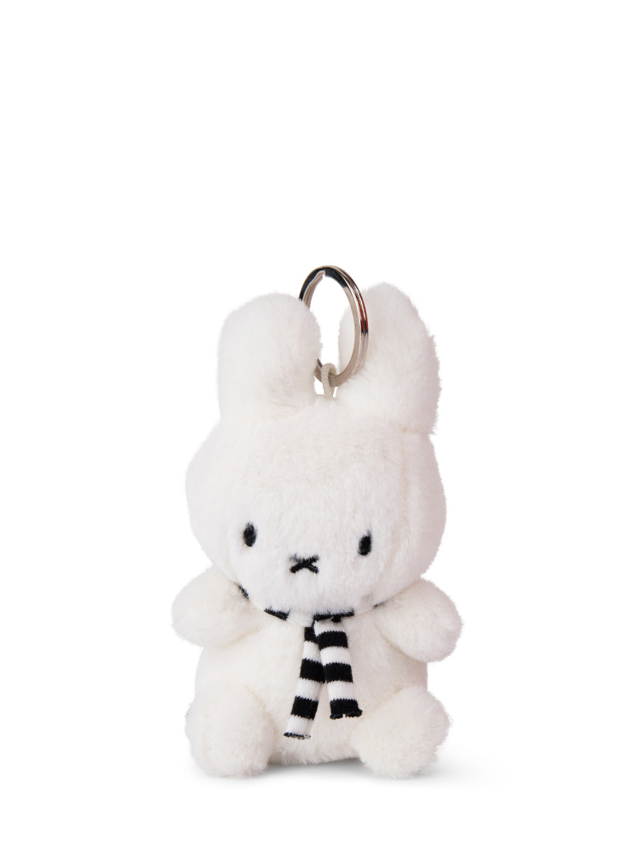 Miffy sitting keychain with scarf
