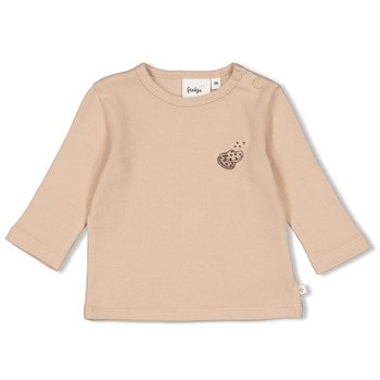 Gerippte Longsleeve - Cute Cookie