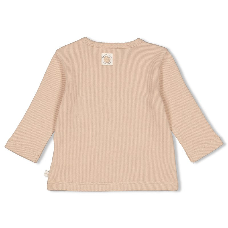 Gerippte Longsleeve - Cute Cookie
