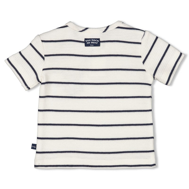 T-Shirt Ringel Waffelstruktur - Rock My Boat