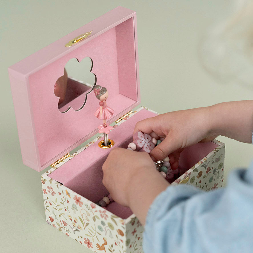 Schmuckkästchen mit Musik - Rosa