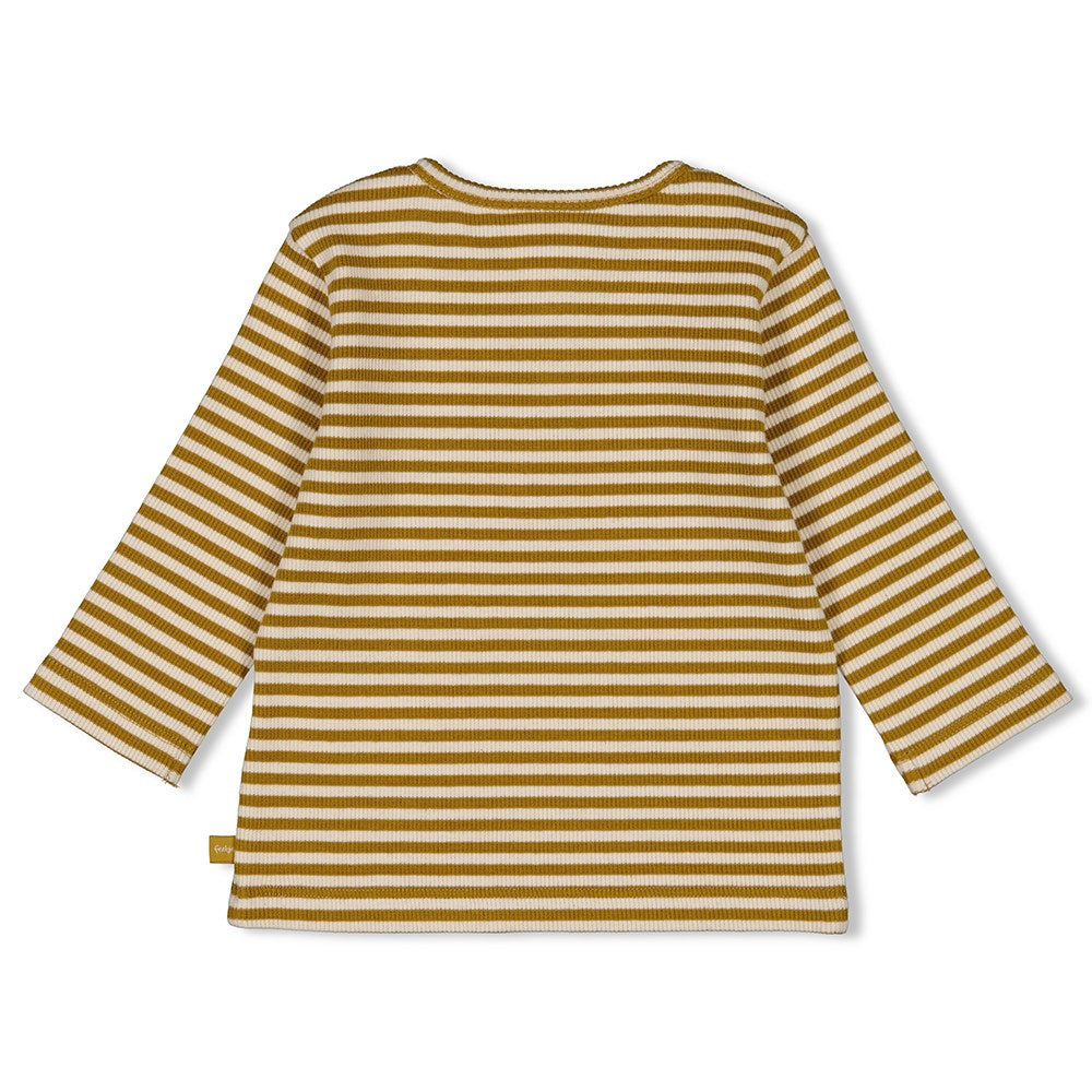Gerippte Longsleeve Ringel - Keep Rolling