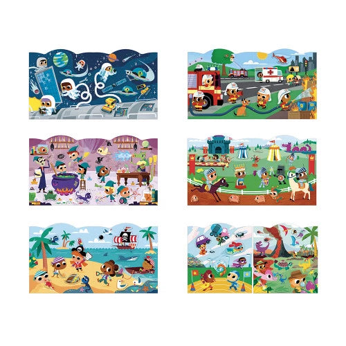 Abenteurer-Aufkleber- und Dekorationsbuch