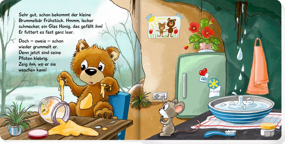 Was ist los, kleiner Brummelbär? - Ein Mitmachbuch