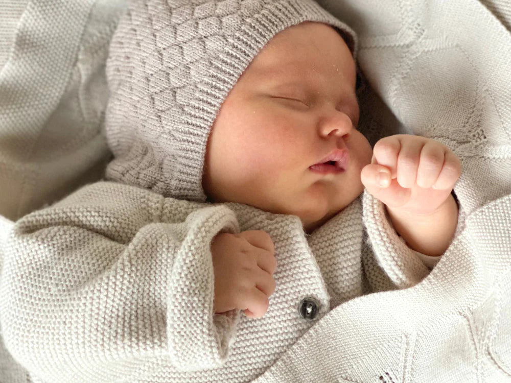 Cardigan Emil aus 100% Merinowolle 0-1 Jahre 3 Varianten
