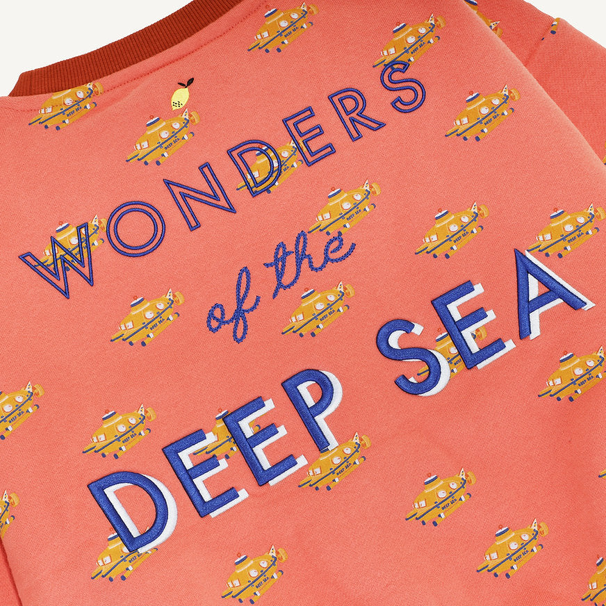 Sweater Orca all over - submarine all over - wonders of the deep sea
