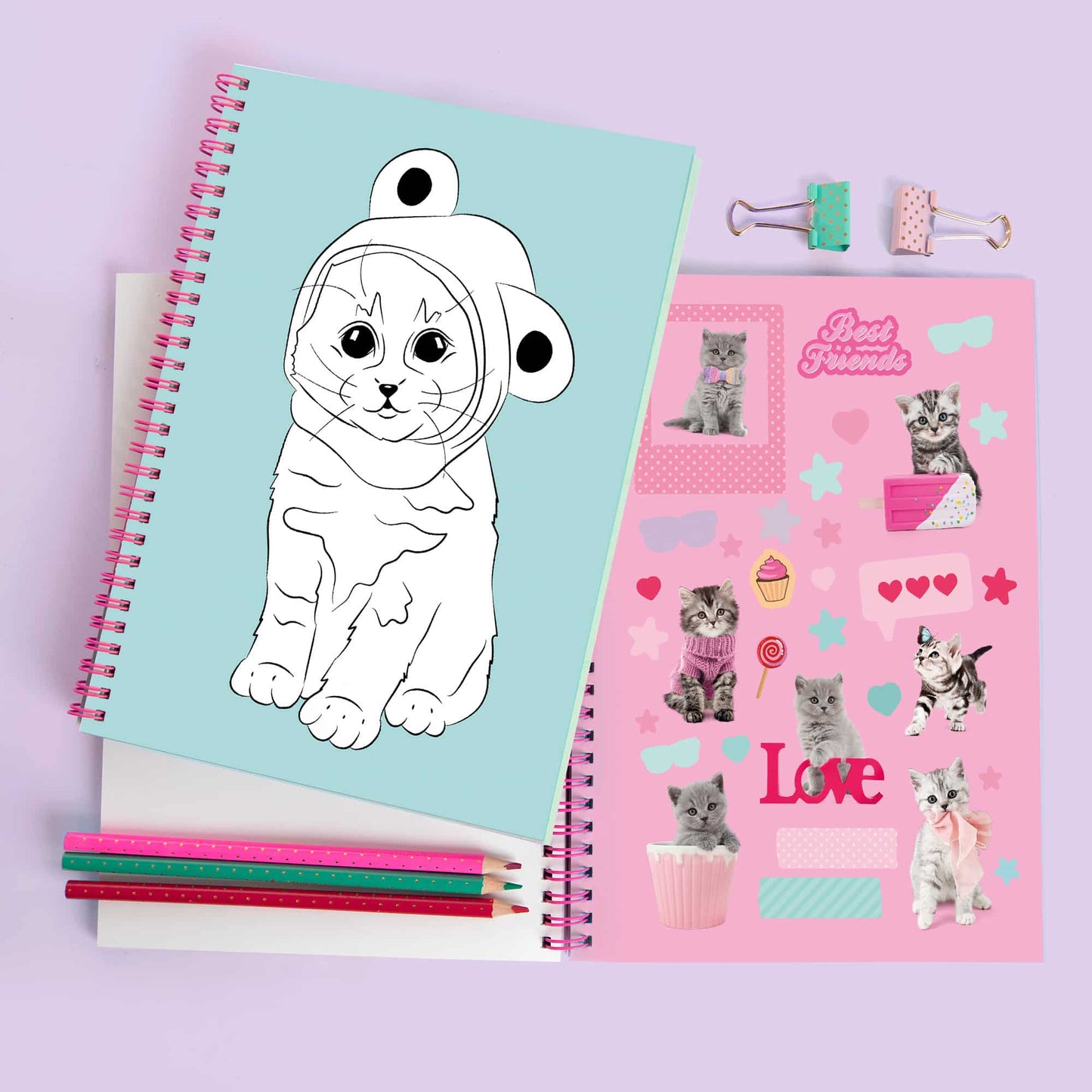 Studio Pets Malbuch A5 Kitten