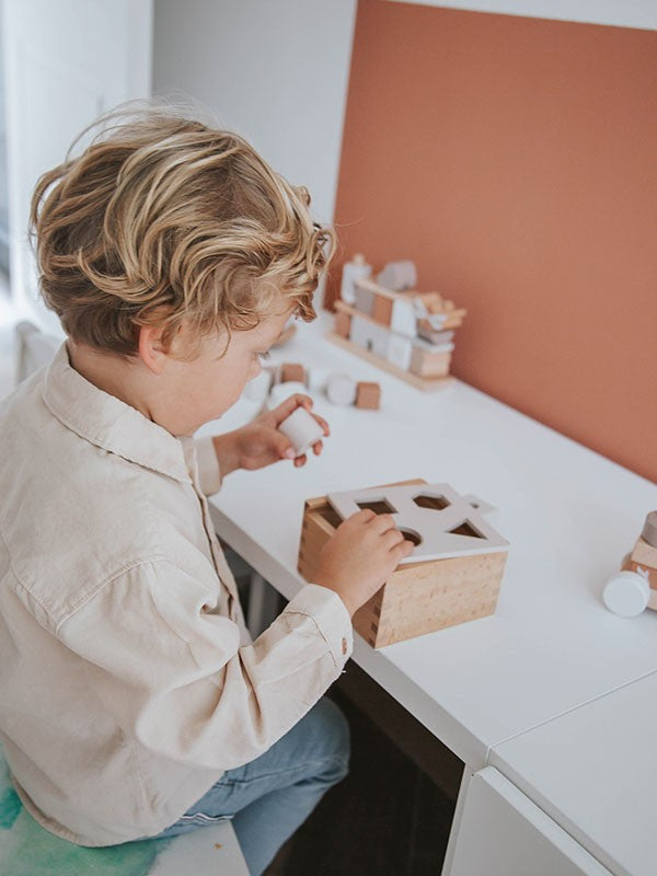 Shape sorting Box - Nougat