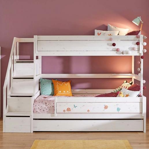 Etagenbett Family mit Treppe 140 cm