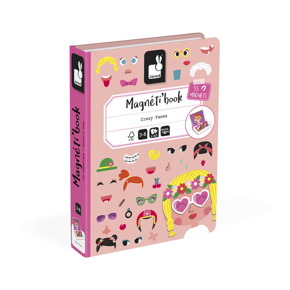 Magneti'book Crazy Face Girls