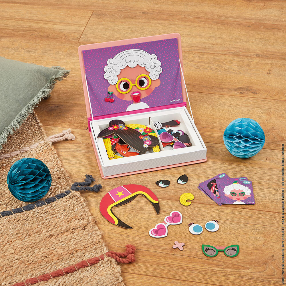 Magneti'book Crazy Face Girls