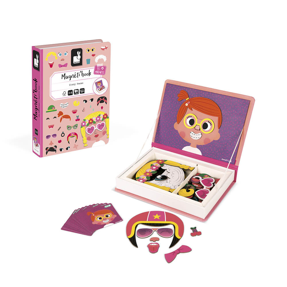 Magneti'book Crazy Face Girls