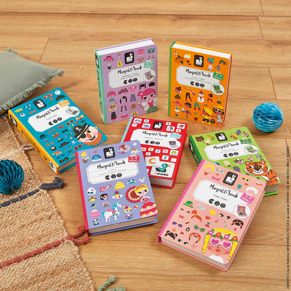 Magneti'book Crazy Face Girls