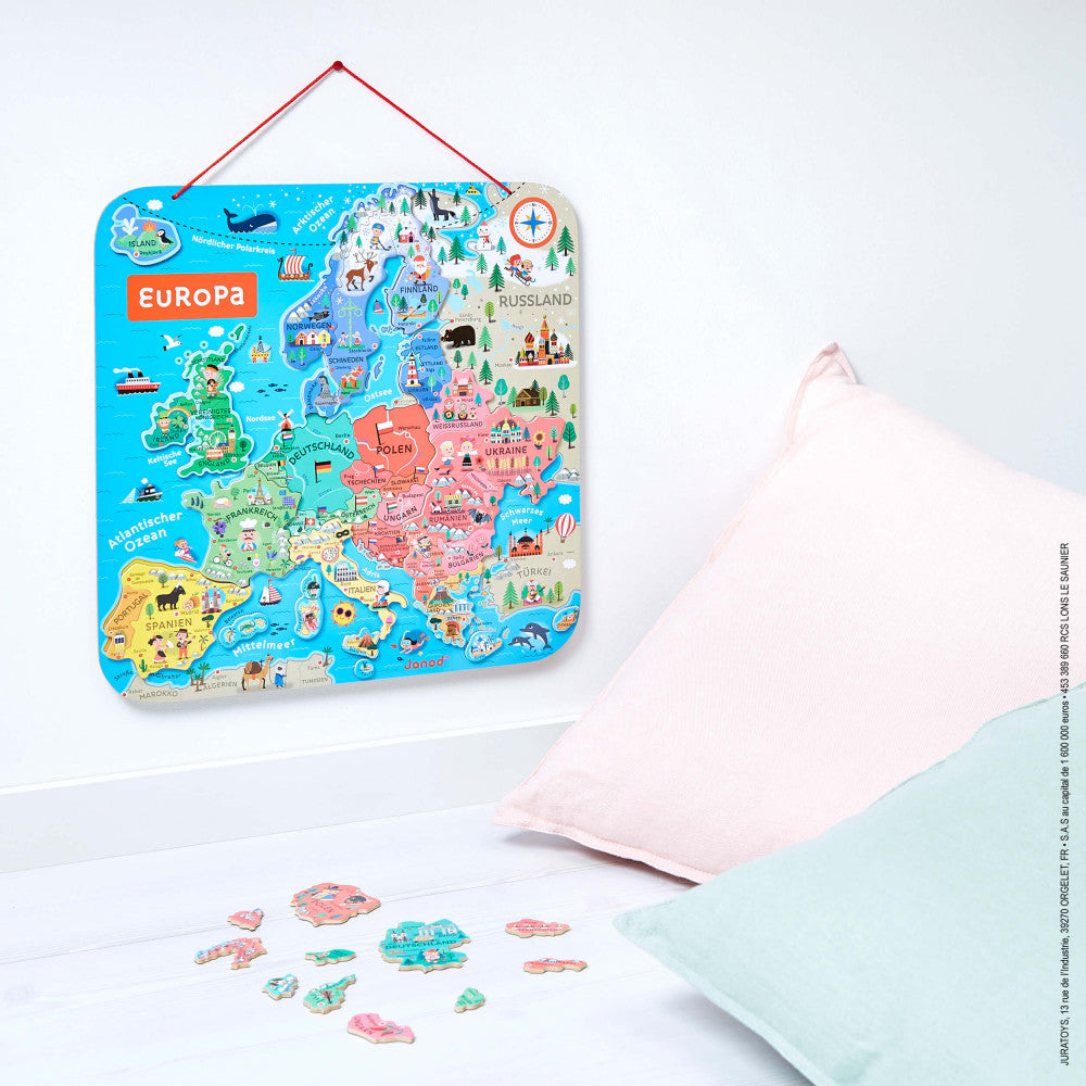Magnetisches Land-Puzzle "Europa"