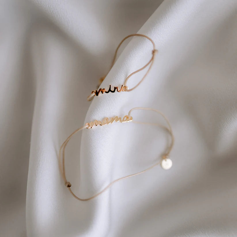 Mama Collection Mini & Mama Armband vergoldet