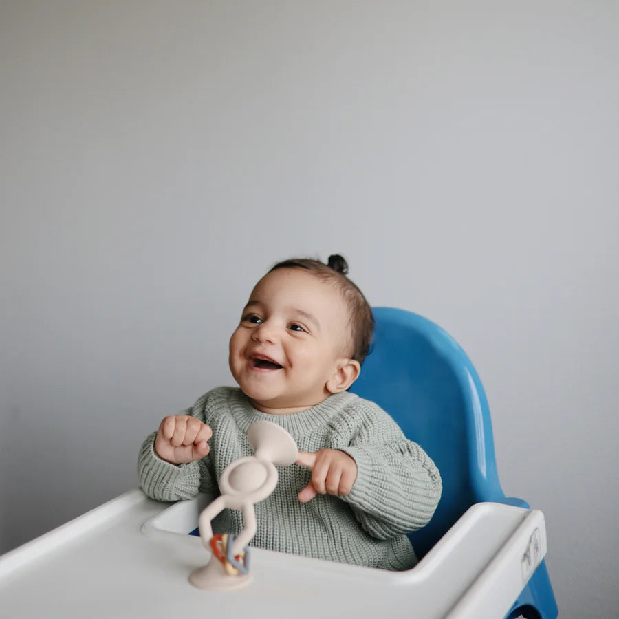 Mushie HexaPop Suction Toy Shifting Sand