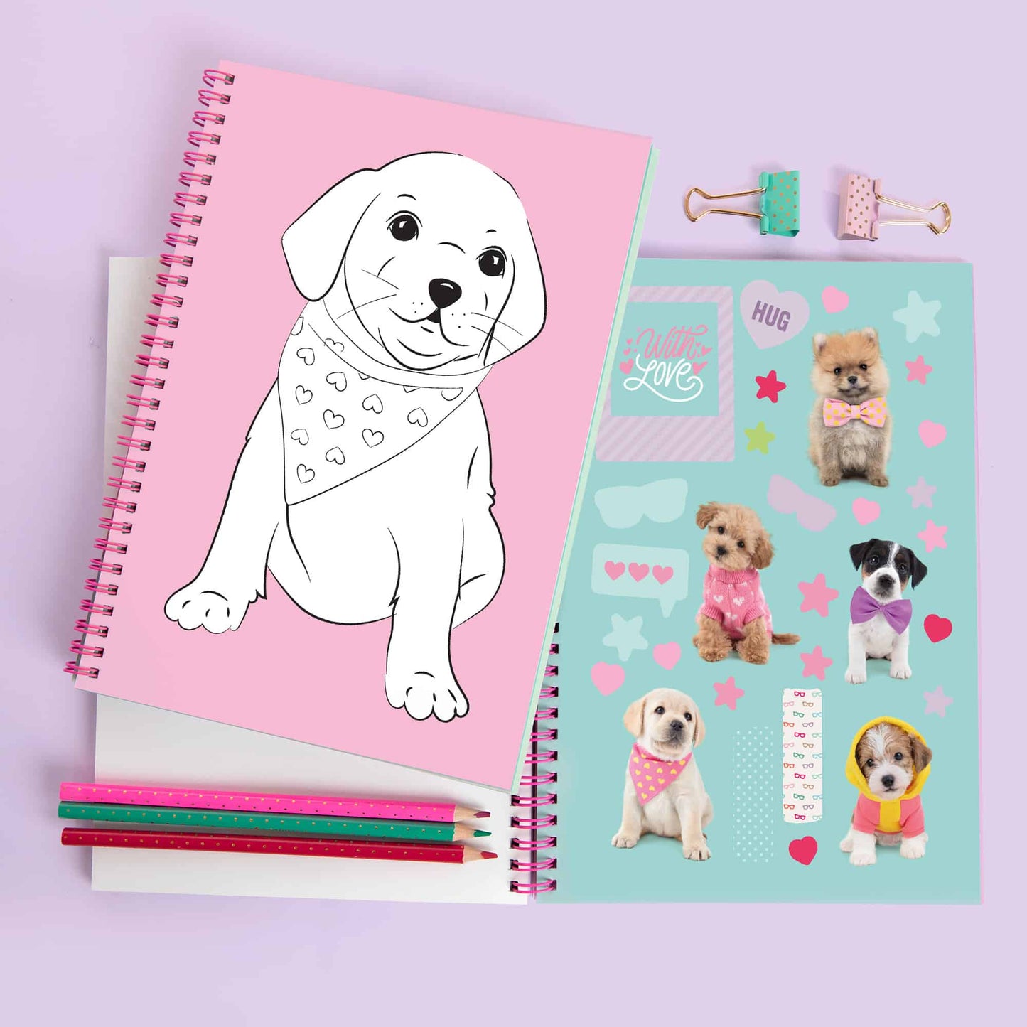 Studio Pets Malbuch A5 Puppy