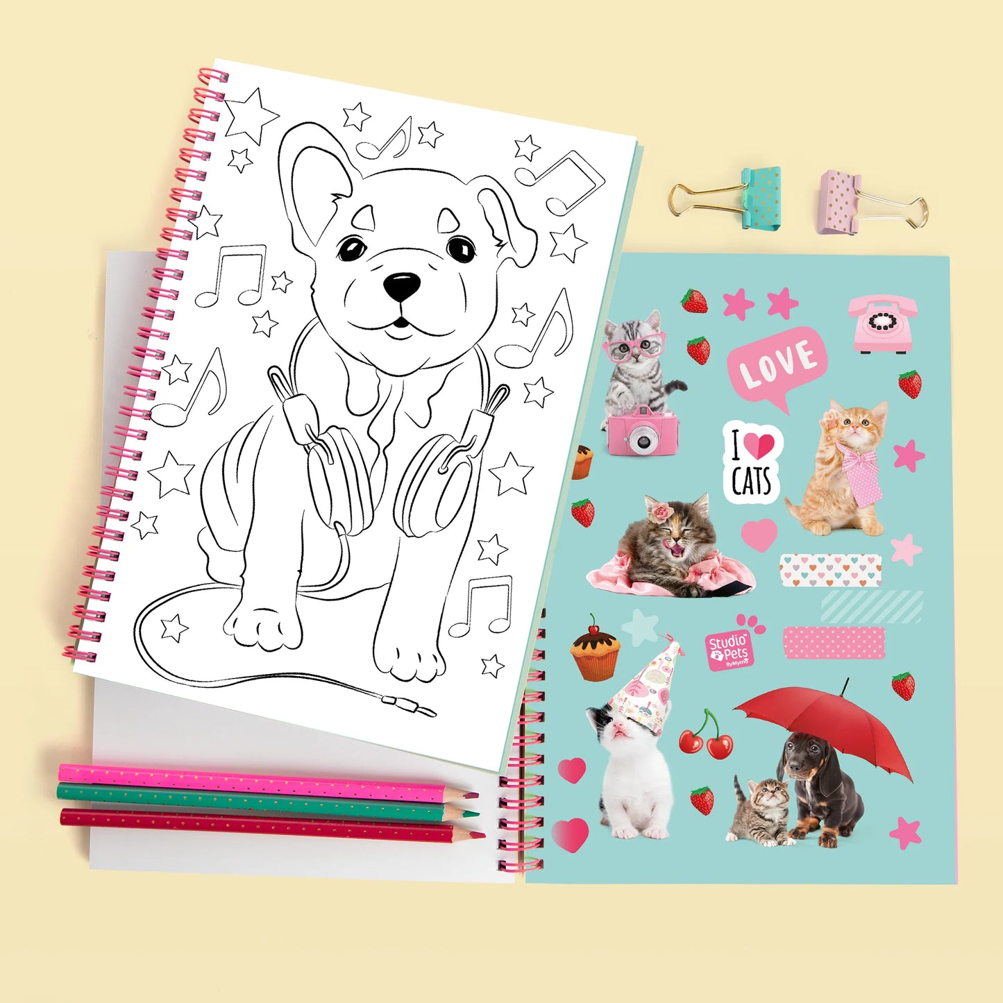 Studio Pets Malbuch A5 Puppy
