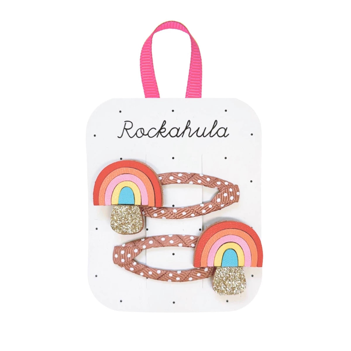 Rainbow Pilz Haarspangen