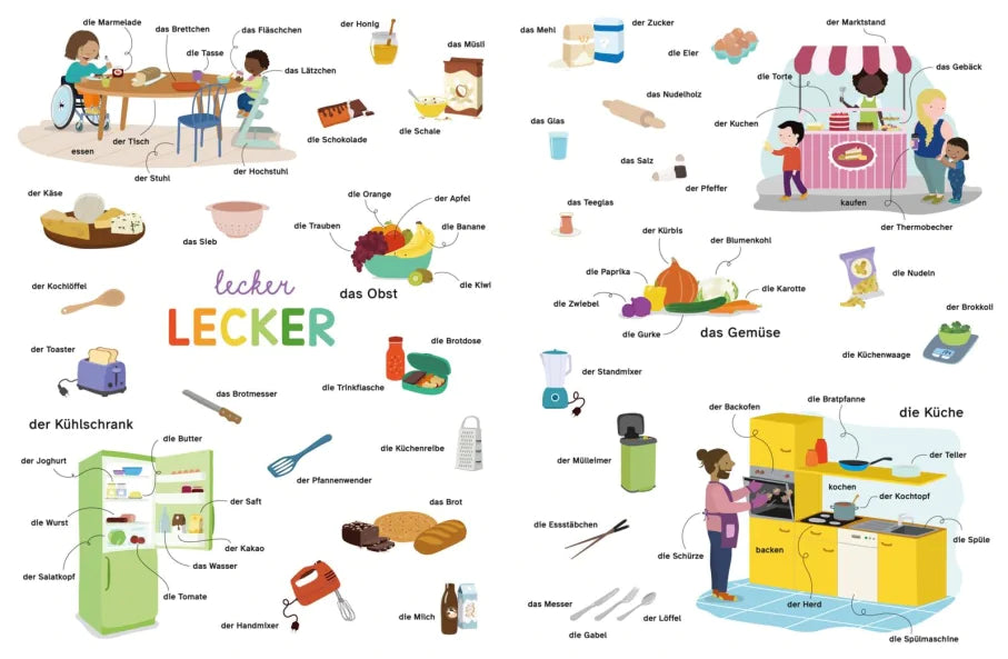 viele erste WÖRTER viele bunte BILDER