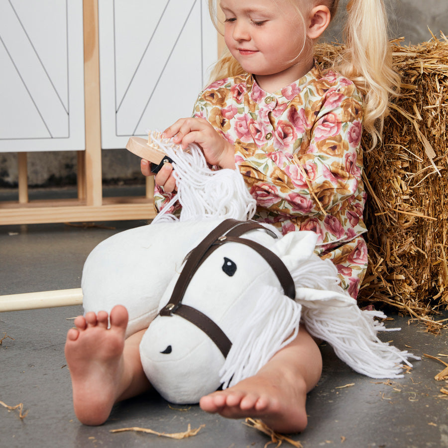 Hobby Horse Steckenpferd - Weiß