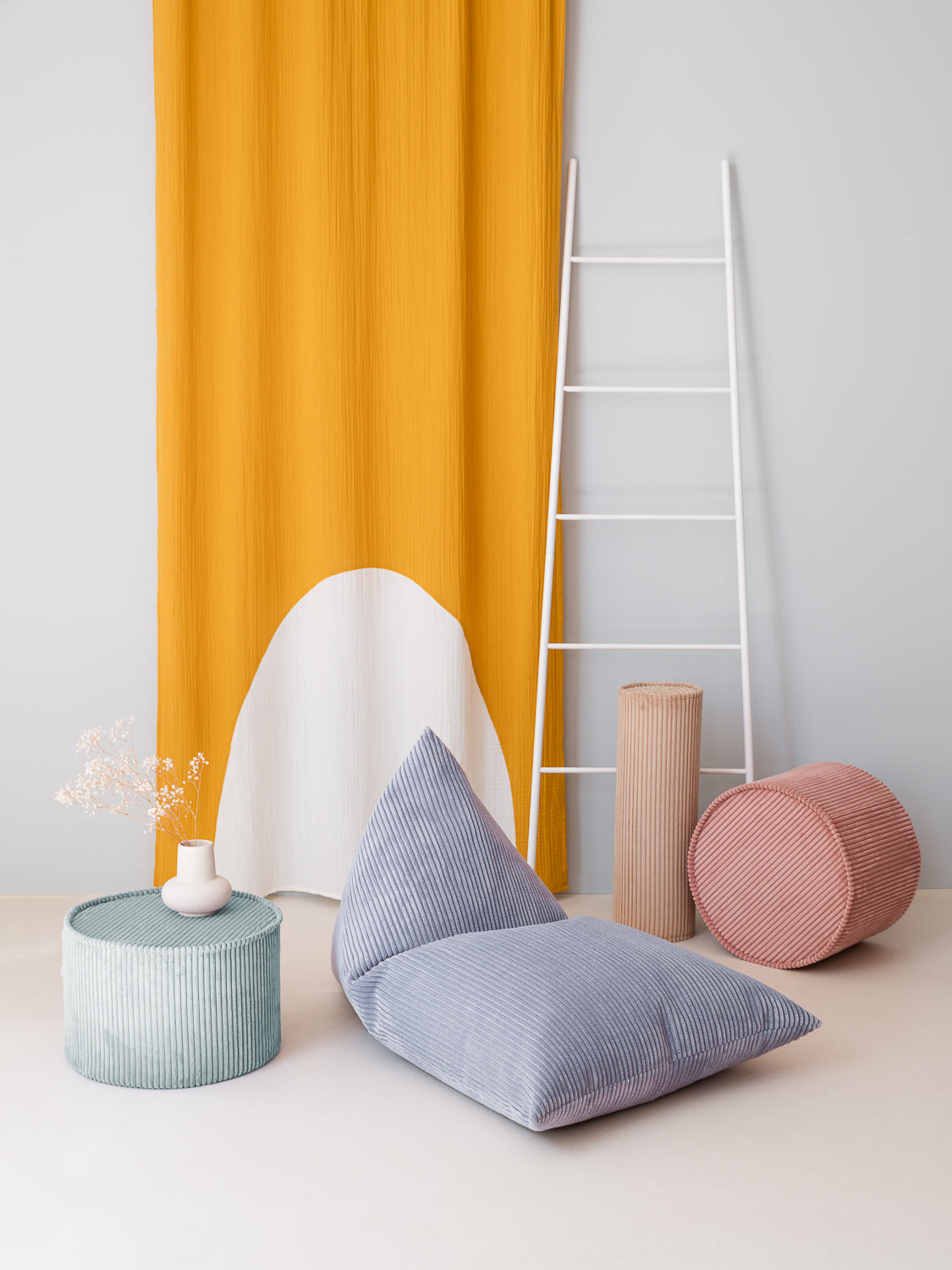 Peppermint Green Pouffe