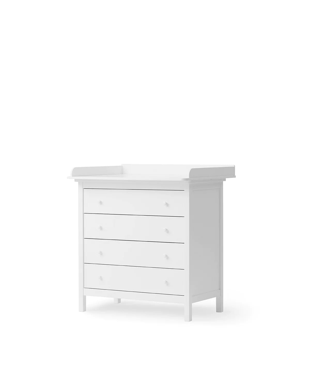 Wickelkommode, 4 Schubladen, weiß