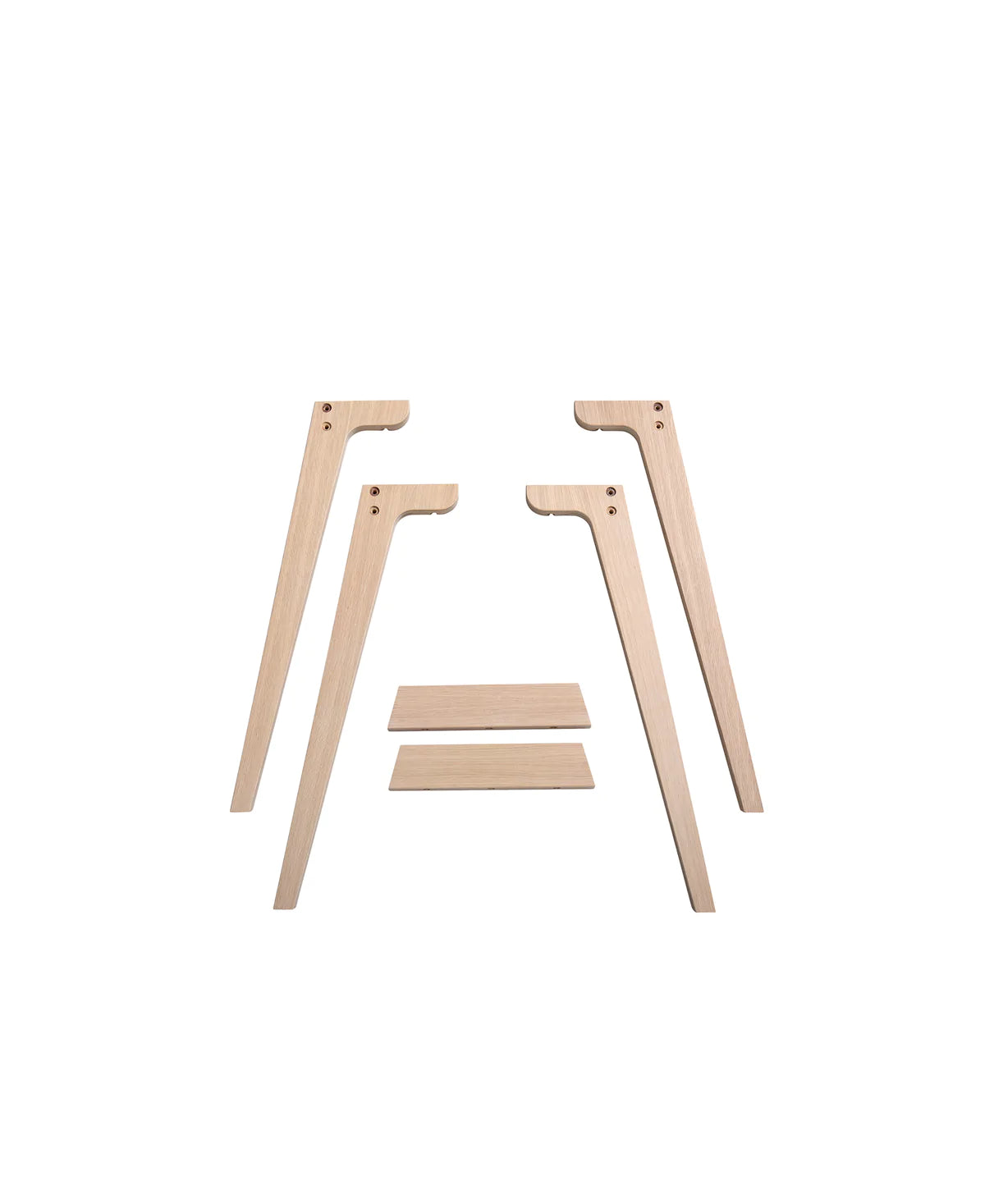Extra Tischbeinset für Schreibtisch 041010, Eiche