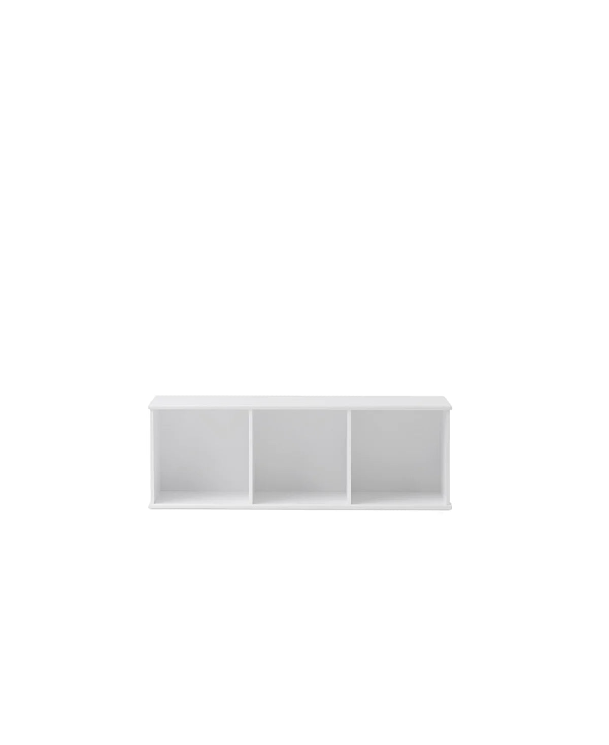 Regal horizontal 3 x 1 zum Aufhängen