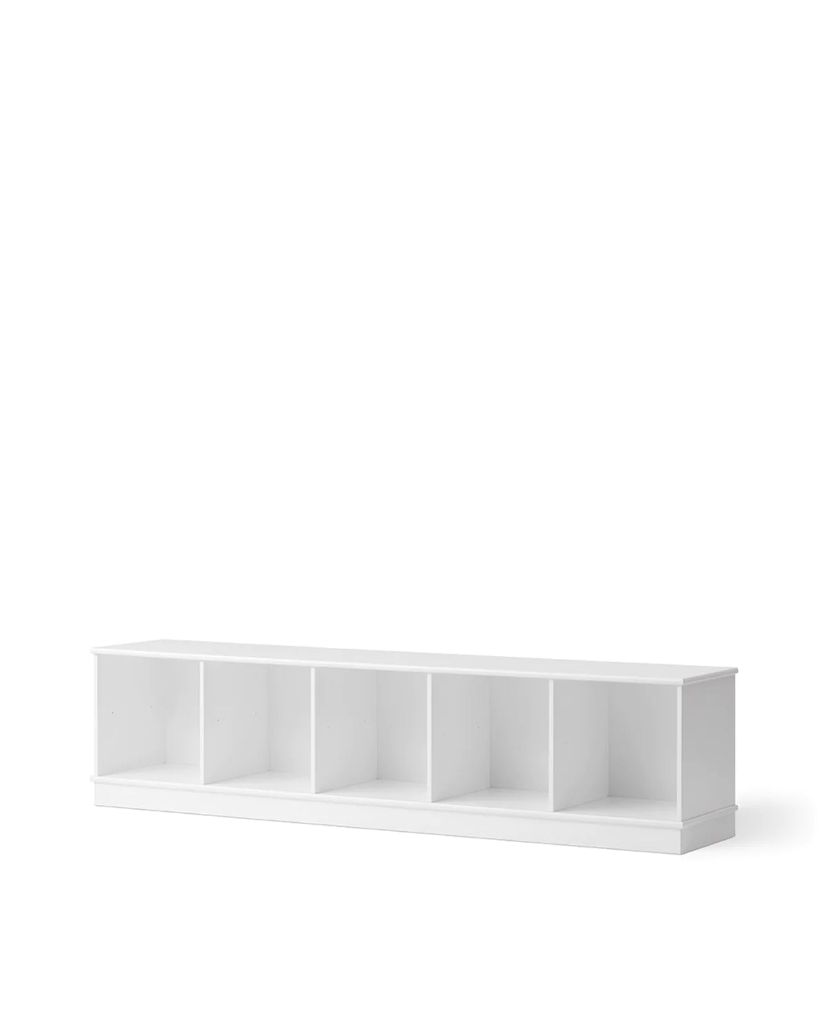 Standregal horizontal 5 x 1 m. Sockel