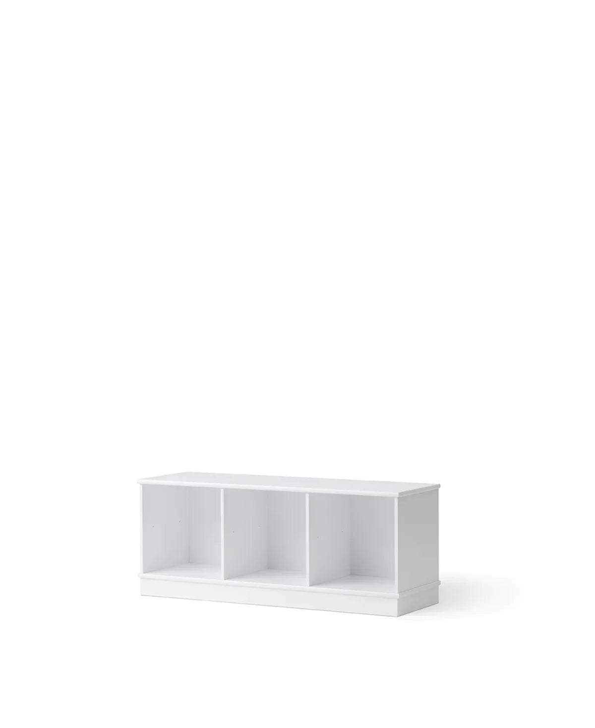 Standregal horizontal 3 x 1 m. Sockel