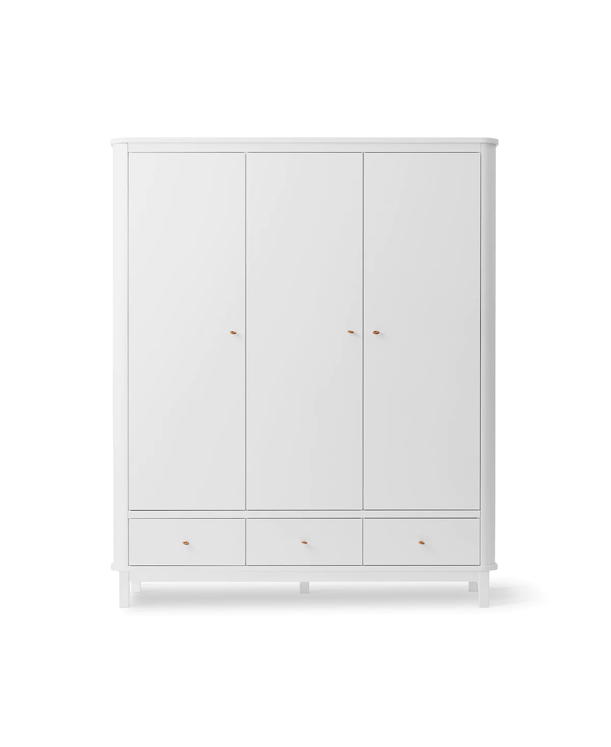 Kleiderschrank 3-türig, weiß