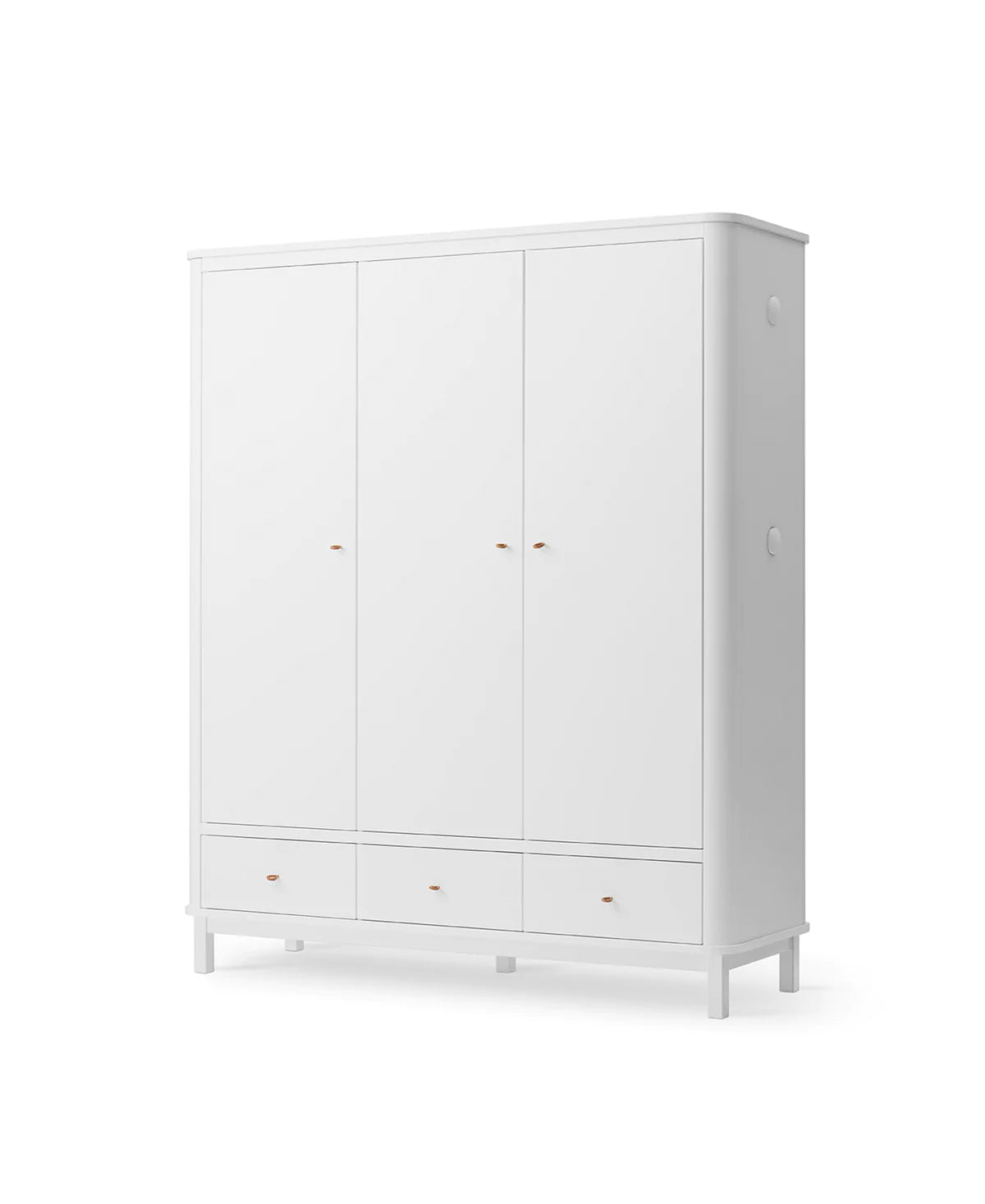 Kleiderschrank 3-türig, weiß