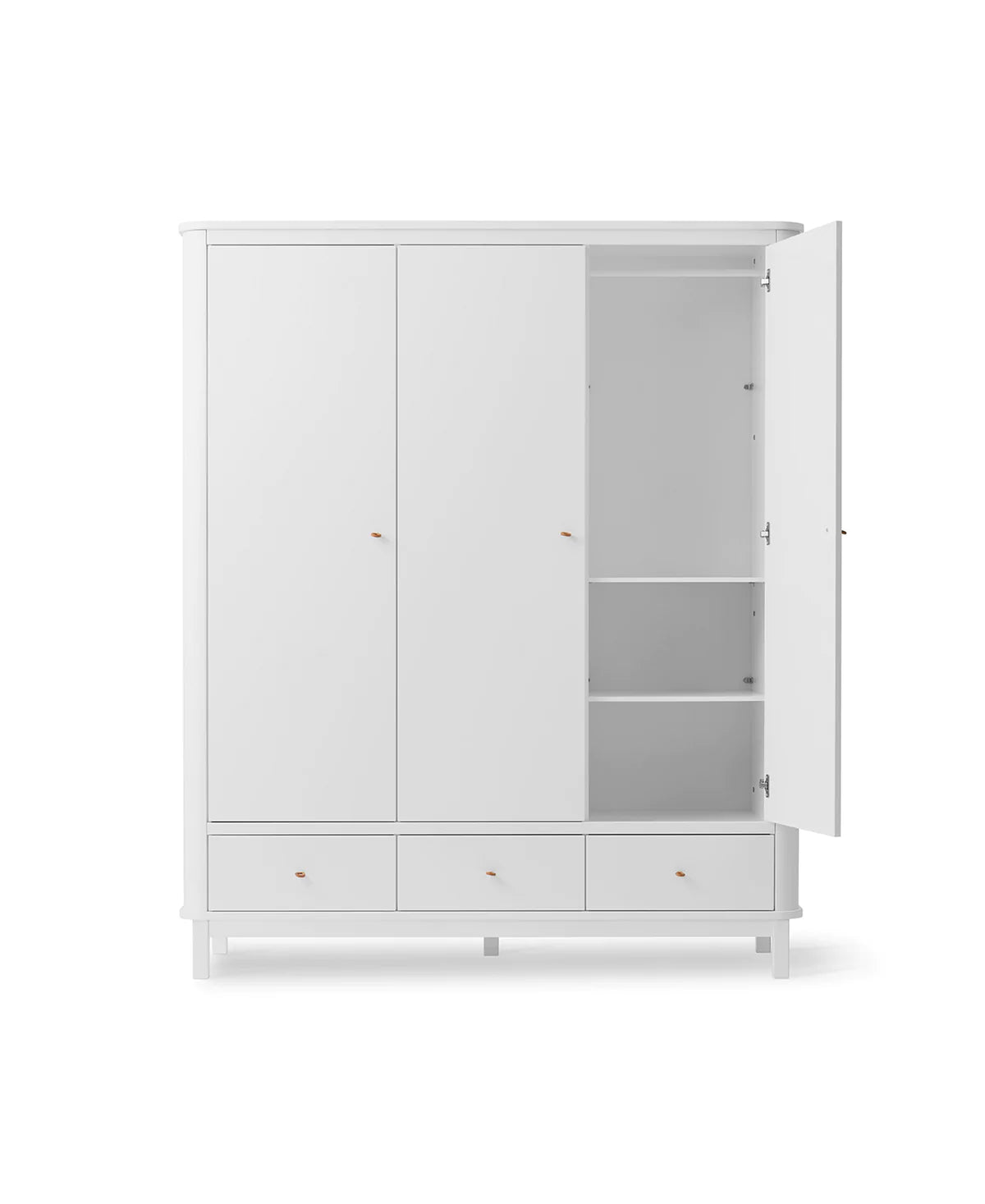 Kleiderschrank 3-türig, weiß