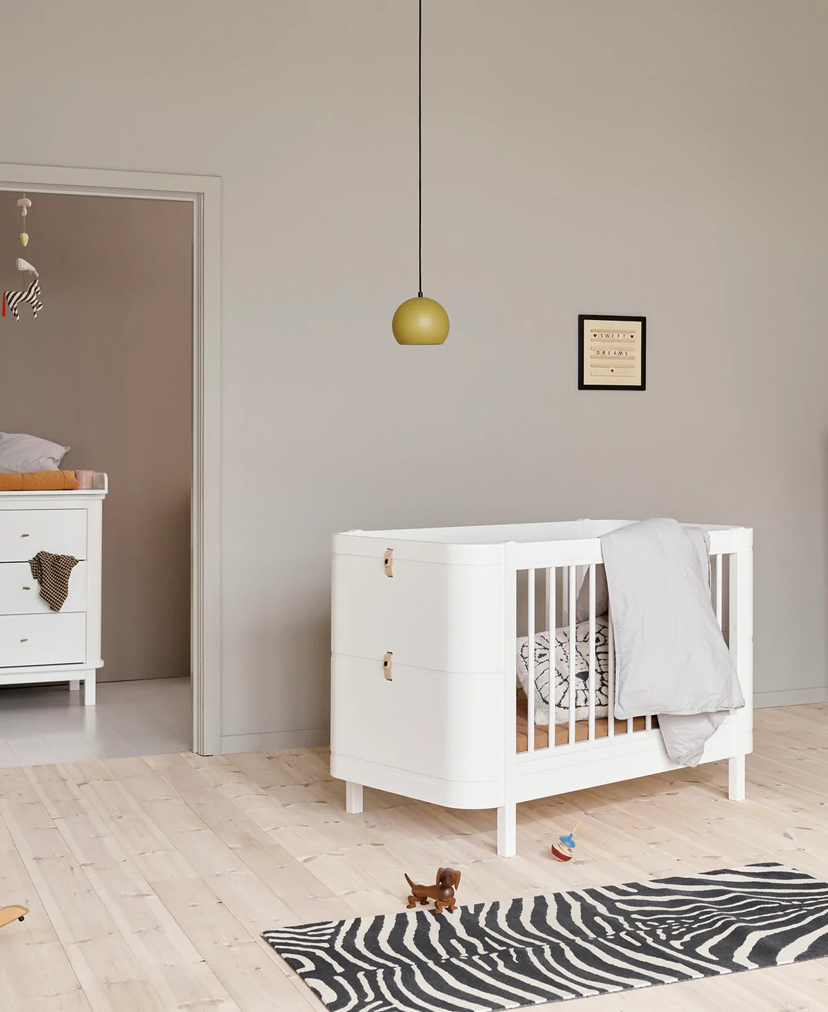 Mini+ basic, 68x122/162 cm, weiß