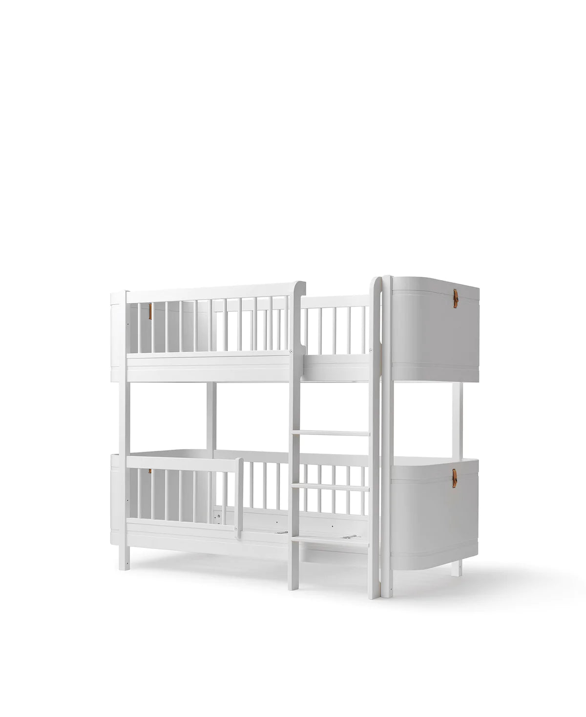 Mini+ halbhohes Etagenbett, 68x162 cm, weiß