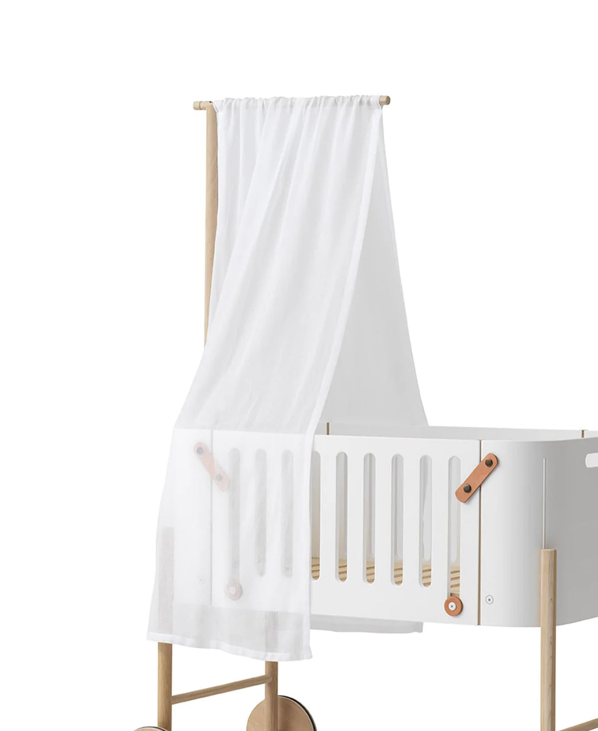Betthimmel für Beistellbett, weiß