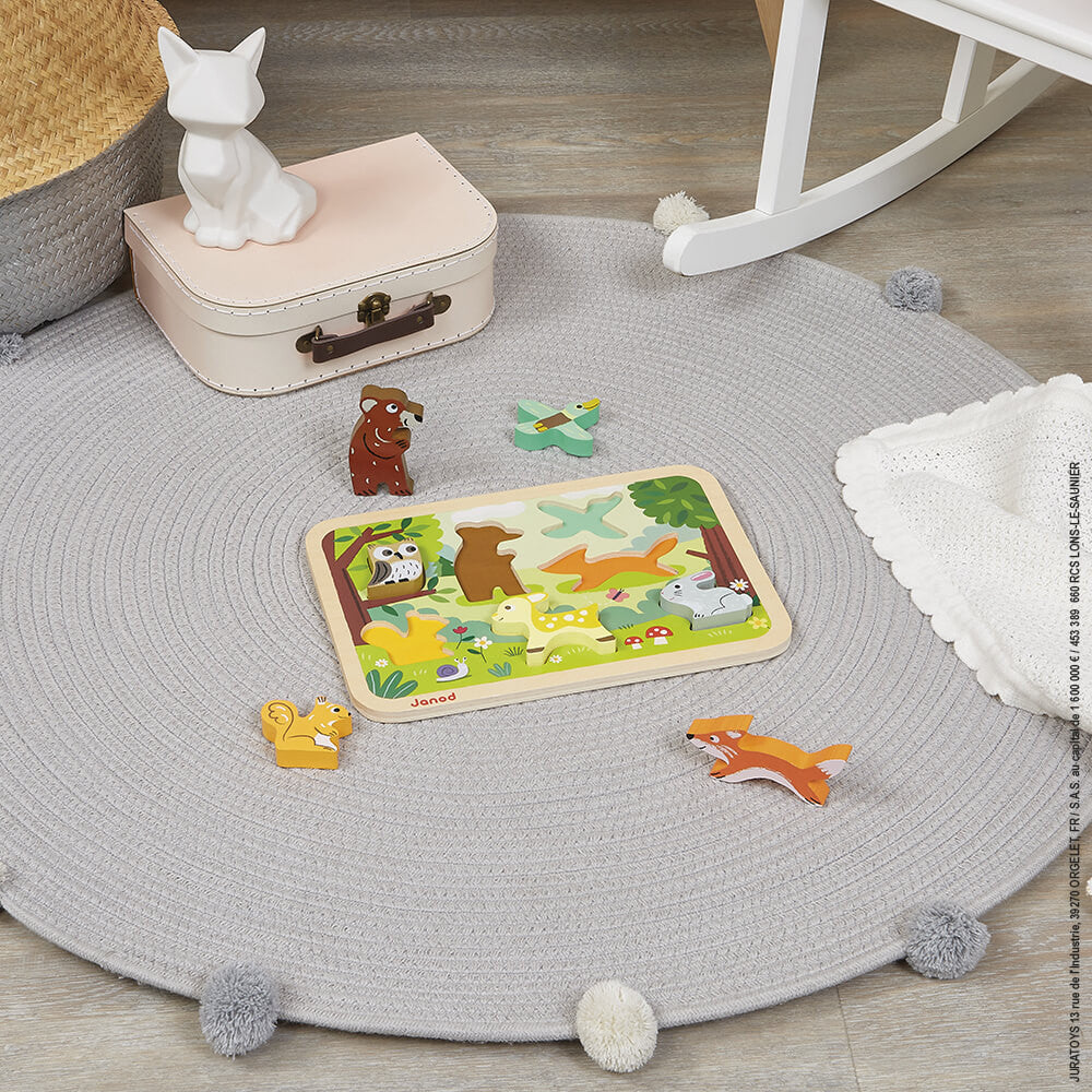 Chunky Puzzle Wald 7 Teile aus Holz - Bartels Kinderwelt GmbH & Co. KG