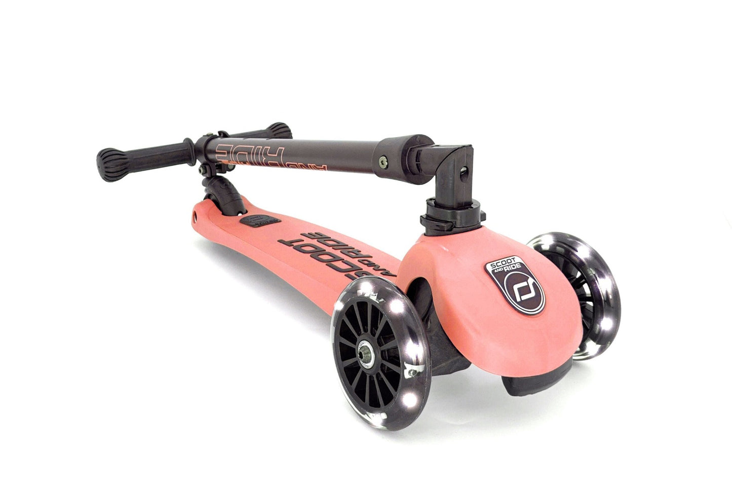 Scoot and Ride Highwaykick 3 LED Peach