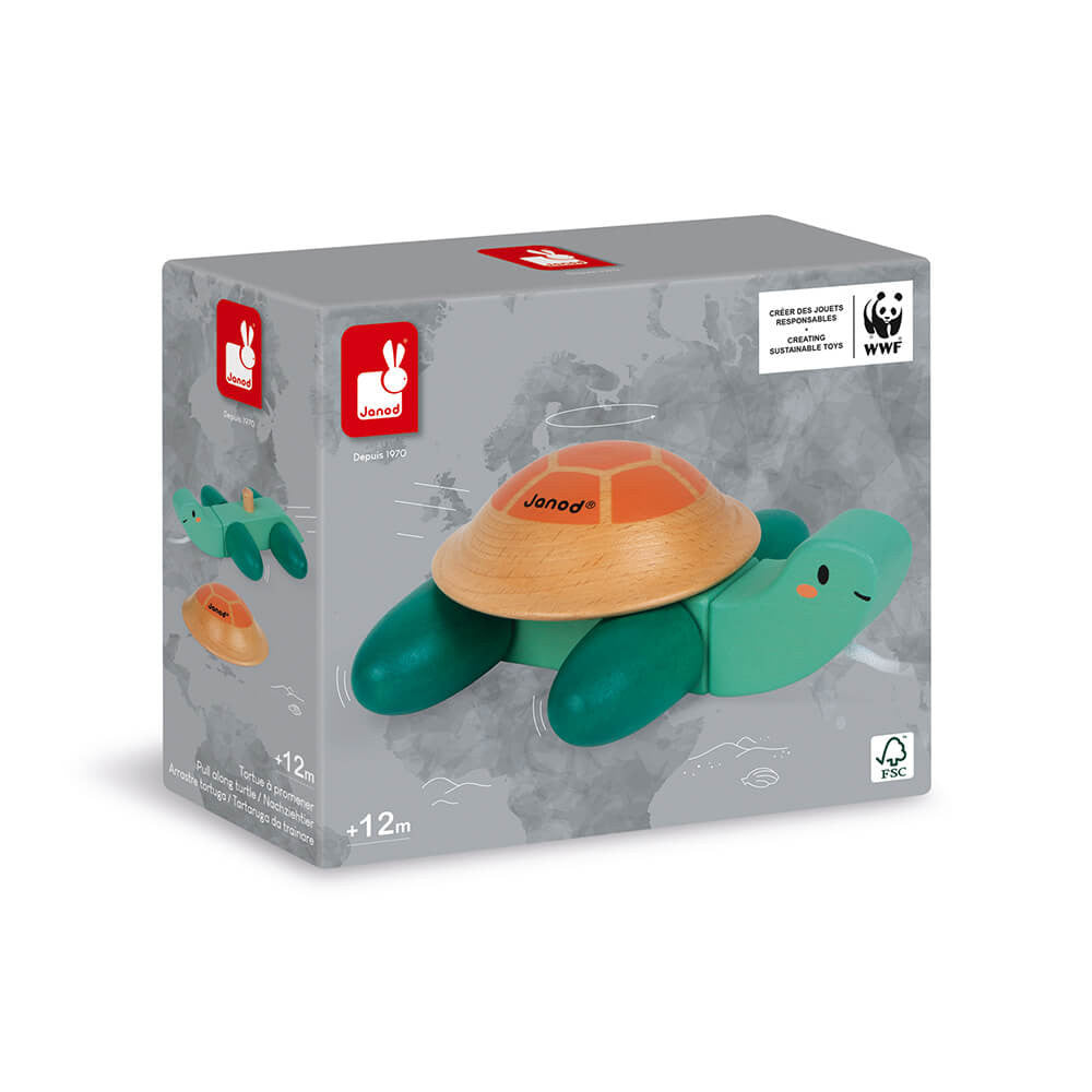 Schildkröte zum Ziehen aus Holz - WWF®-Partnerschaft