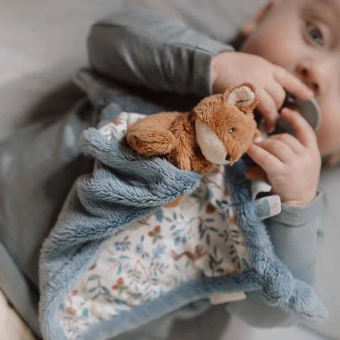 Kuscheltuch - Forest Friends - Blau