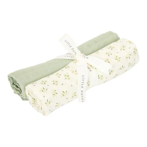 2er-Set Musselin Swaddles 70x70- verschiedene Motive