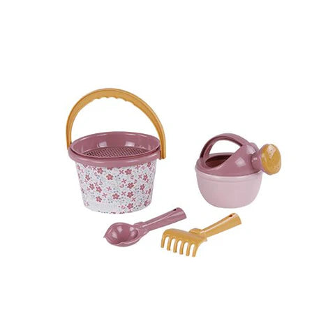 Strandset Pink Flowers - 5 teilig