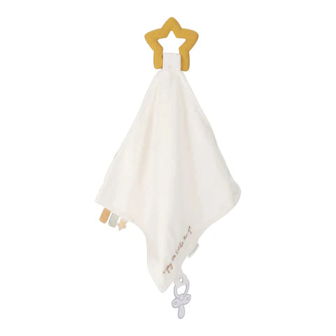 Schnuffeltuch Baby mit Beißring - Newborn Naturals